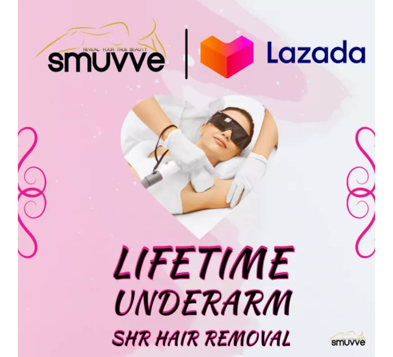 FULL UNDERARM LIFETIME HAIR REMOVAL PACKAGE